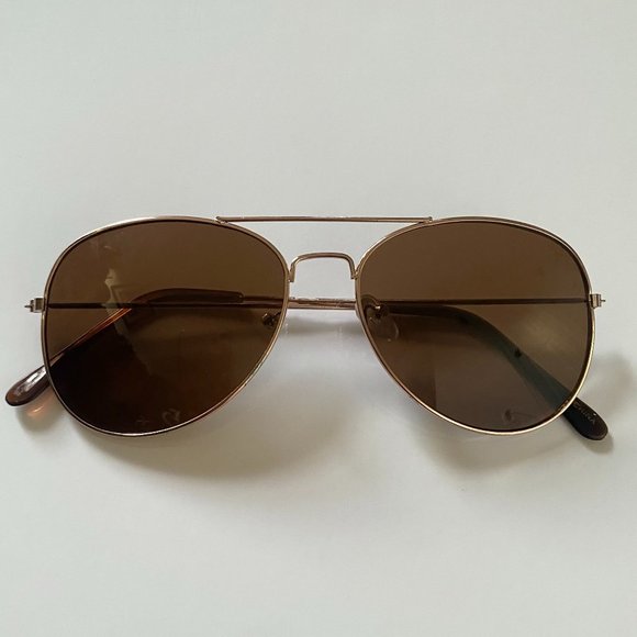 Brown Aviator Sunglasses - Picture 1 of 3